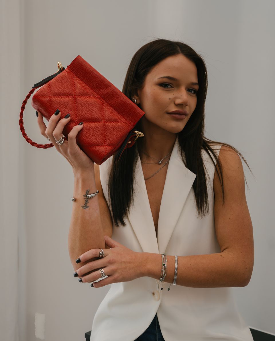 luxury leather handbags nora